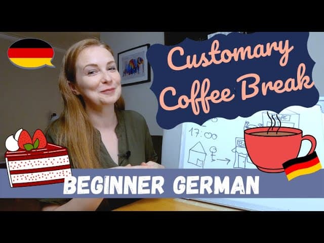 Another German Custom: "Kaffee & Kuchen" (Coffee & Cake) // German Social Culture│Beginner German