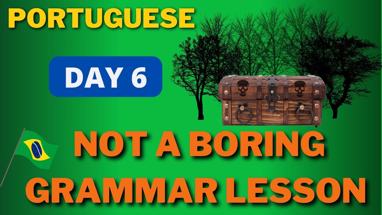 Do you want to learn brazilian Portuguese? Start here!