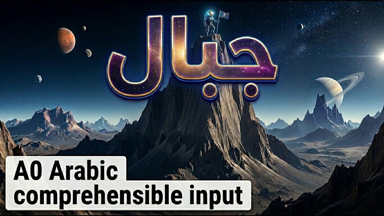 Tallest Mountains In The Solar System (Arabic Comprehensible A0)