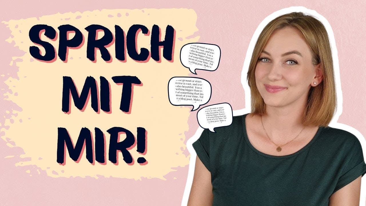 So lernst du, fließend Deutsch zu sprechen 🗨️ | Imitationstechnik | Shadowing | Akzentfrei sprechen