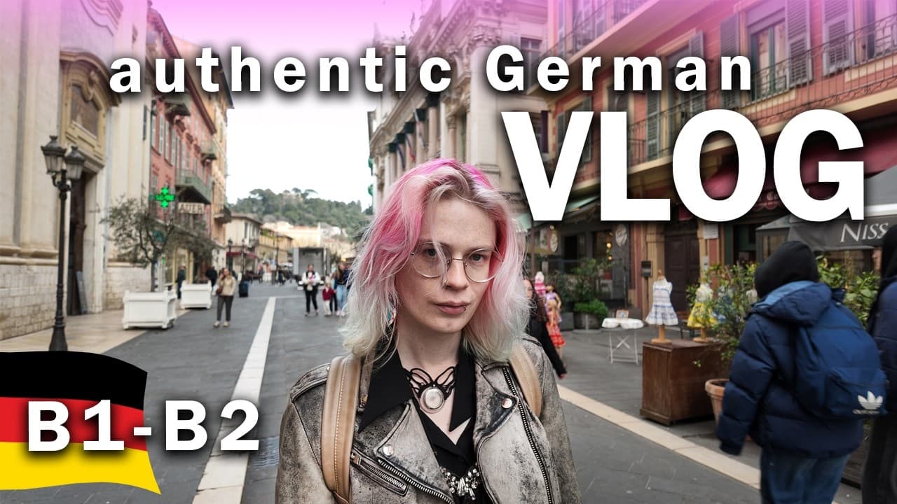 Real-Life Vlog in German B1-B2 / Advanced German Comprehensible Input