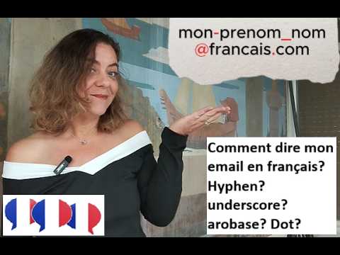 Caractères spéciaux, ponctuation, adresse email en français.