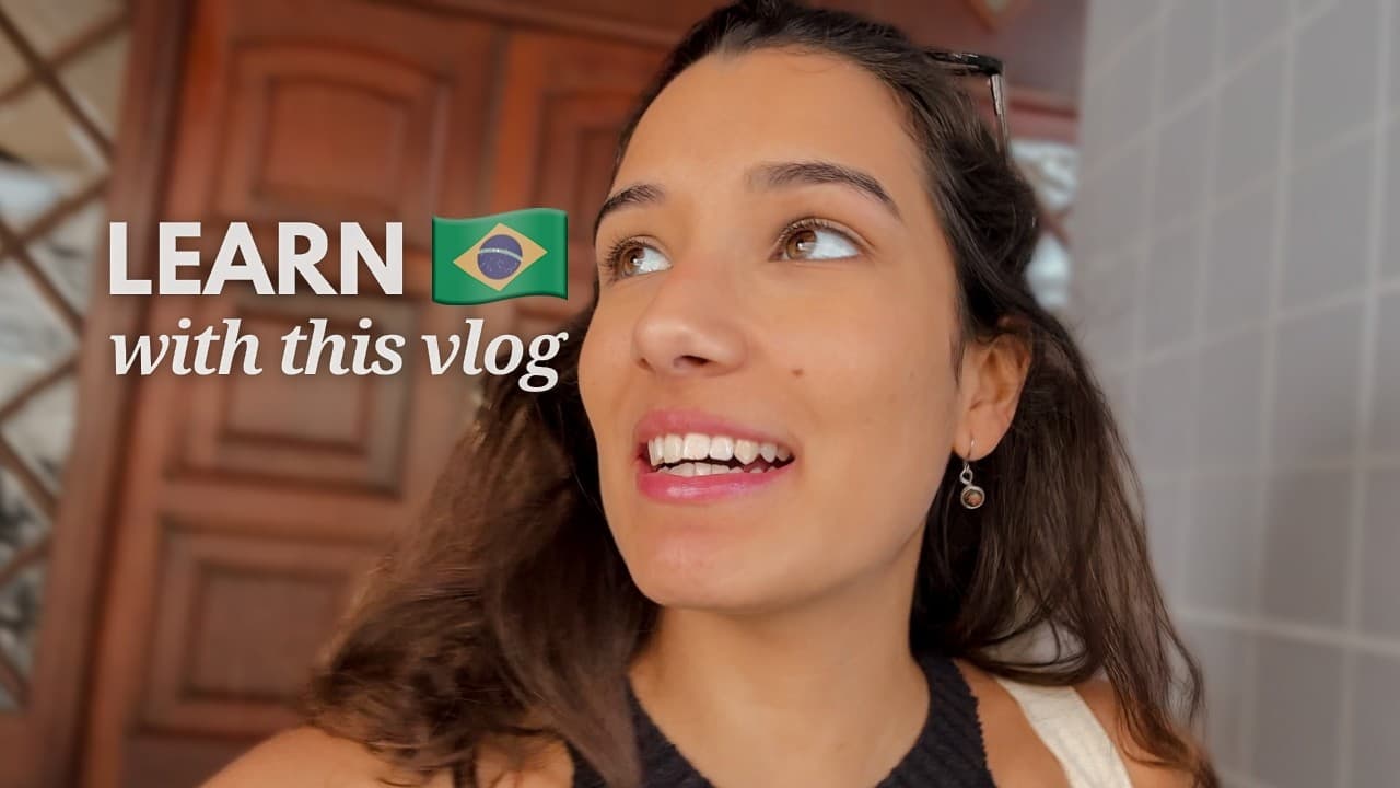 Portuguese Comprehensible Input 🇧🇷 Brazilian Portuguese Vlog w/ Subtitles