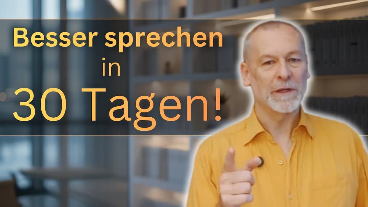 Fließend sprechen mit dieser 30 Tage Challenge - Mit diesem Training lernst du wirklich zu sprechen!