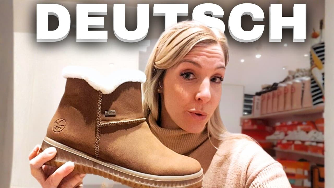 Learn German Naturally: Everyday EASY German at the Shoe Store 👢