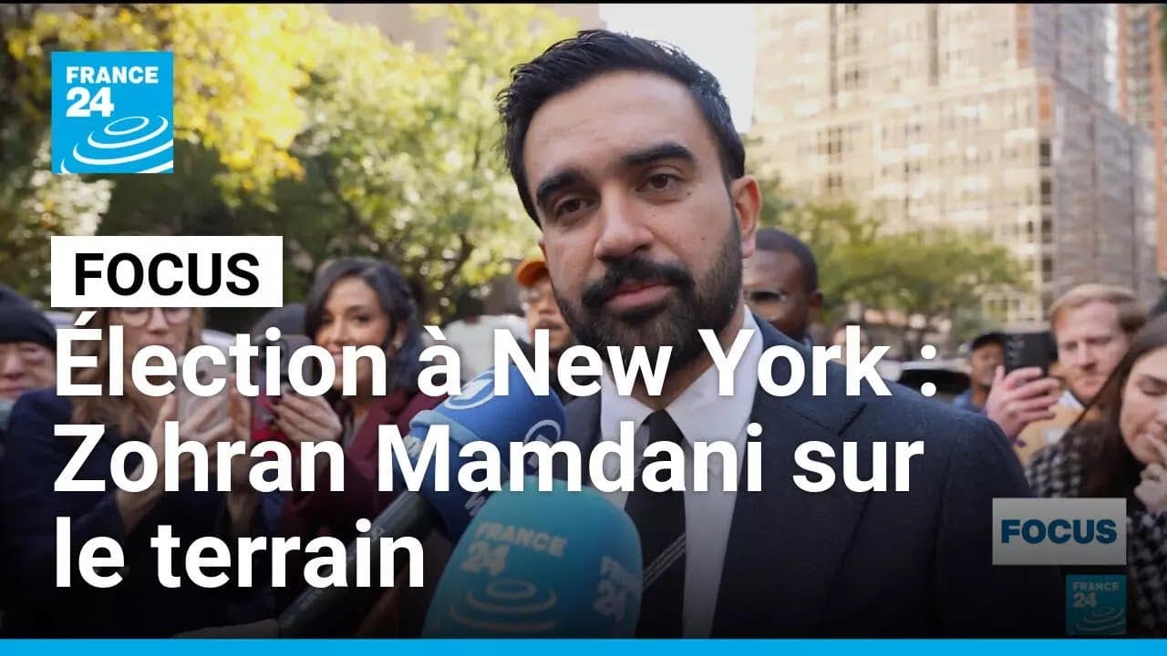 Élection à New York : en campagne avec Zohran Mamdani, favori des sondages • FRANCE 24