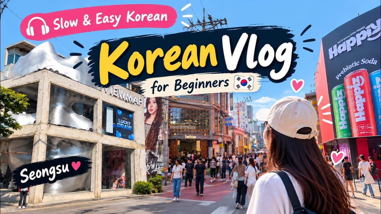 🎧Just listen. Train your Korean ears! 🇰🇷 | Korean Listening with Real Korean Life