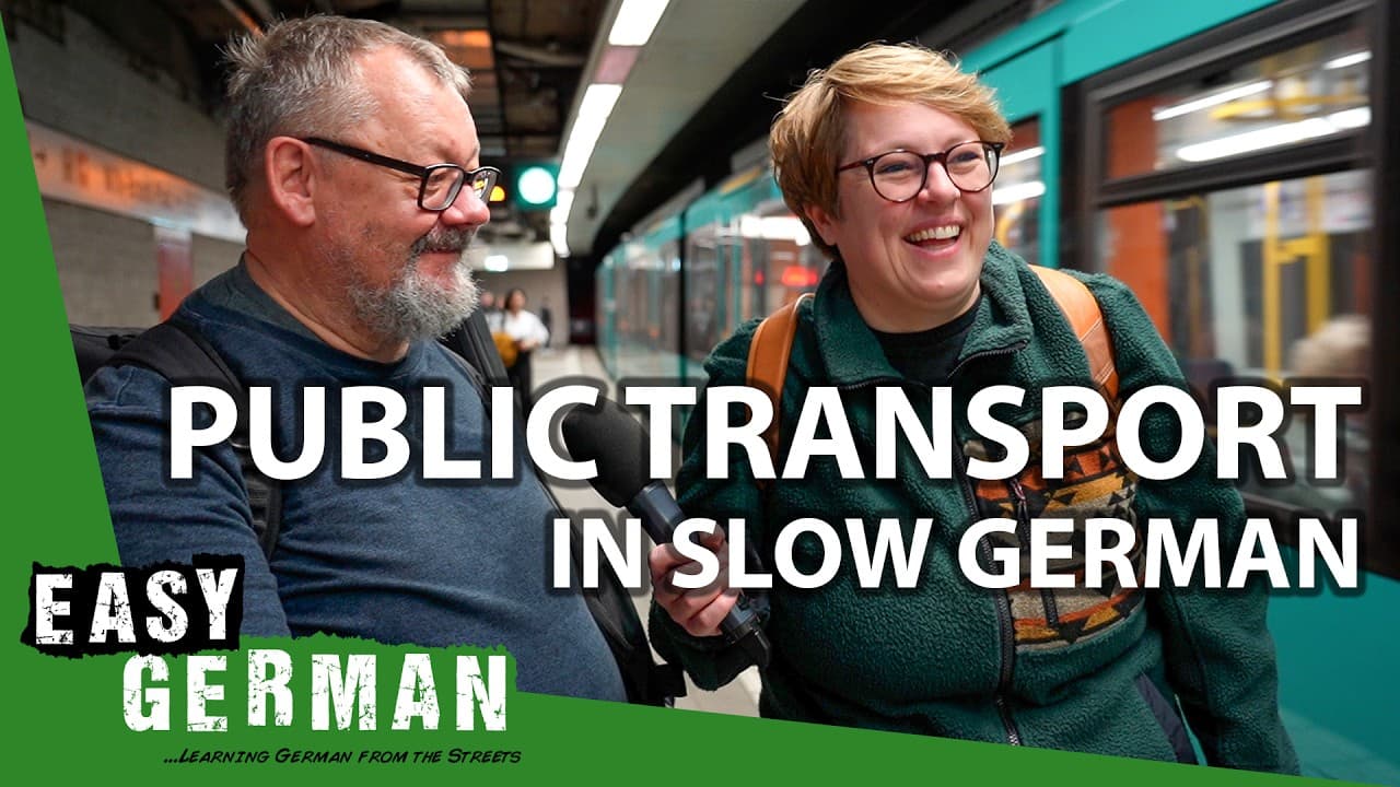 Public Transport in Slow German | Super Easy German 239