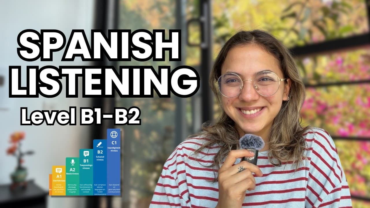 Spanish Listening Practice | Build a Relationship with Spanish (B1-B2)