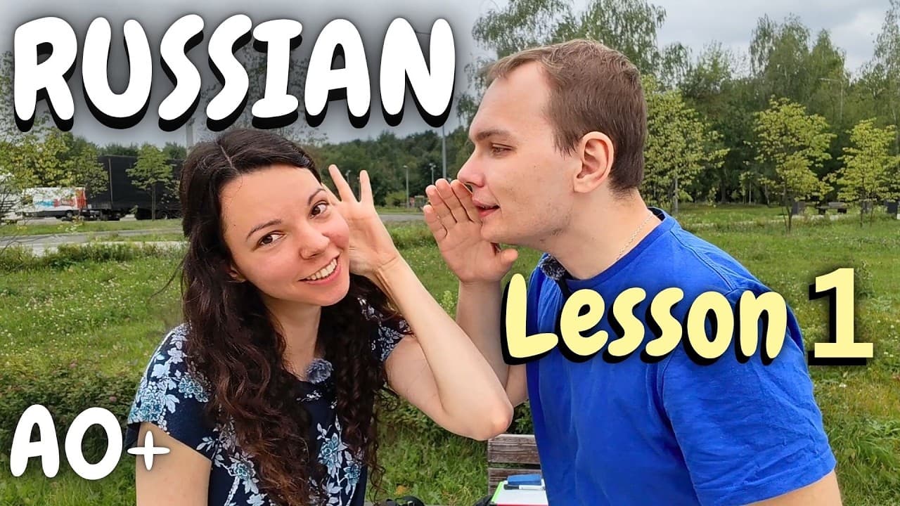 Russian lessons – Lesson 1 – Try This Easy Method | Russian language