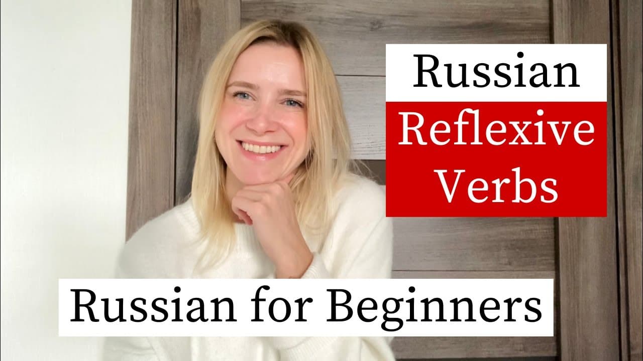 Learn 10 Reflexive Verbs - Simple Russian (subtitles)