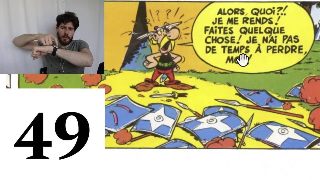 Learn French with ASTERIX #49