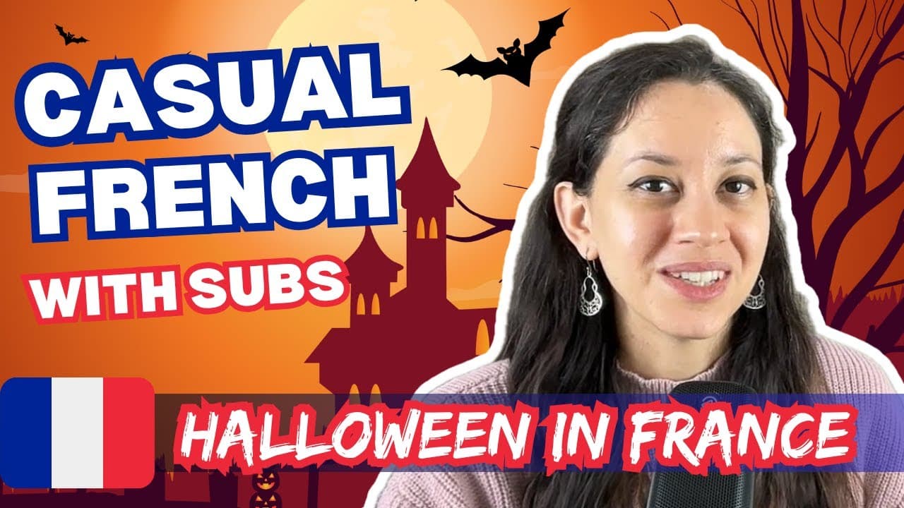 Do French people celebrate Halloween? | Casual French listening with subs
