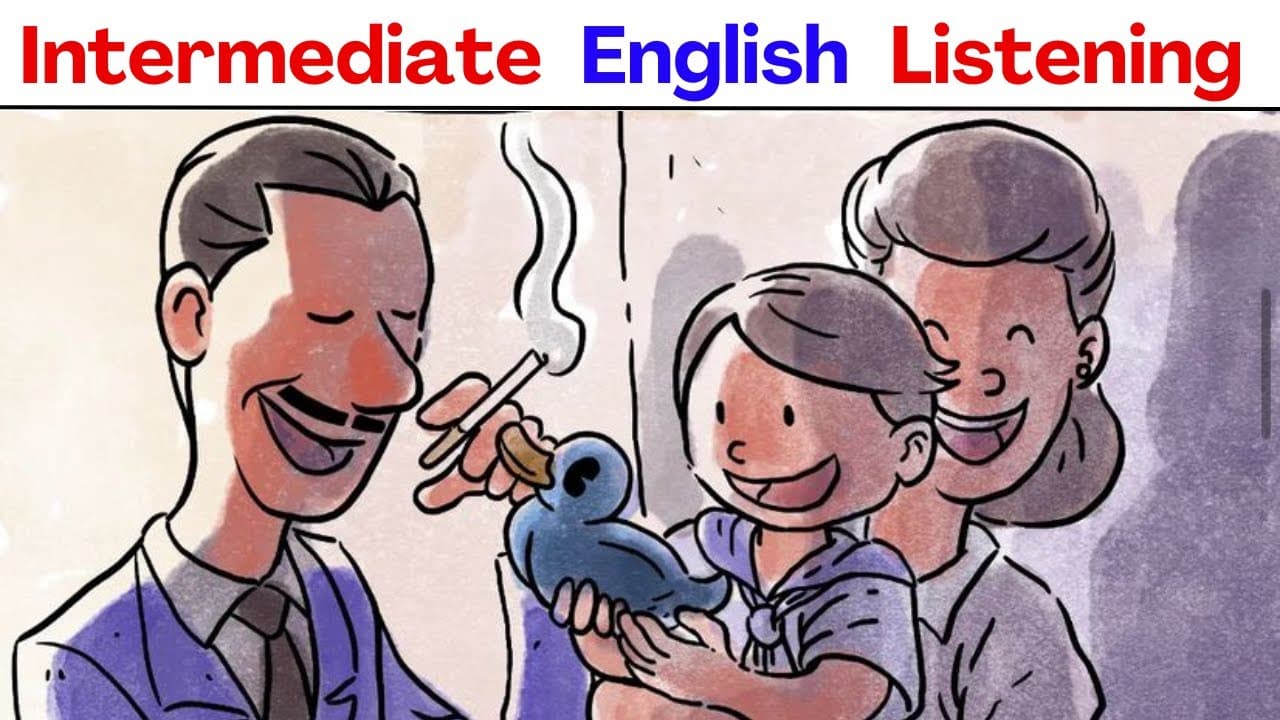 Learn English Vocabulary - The Story Of The Blue Duck (Comprehensible Input B1)