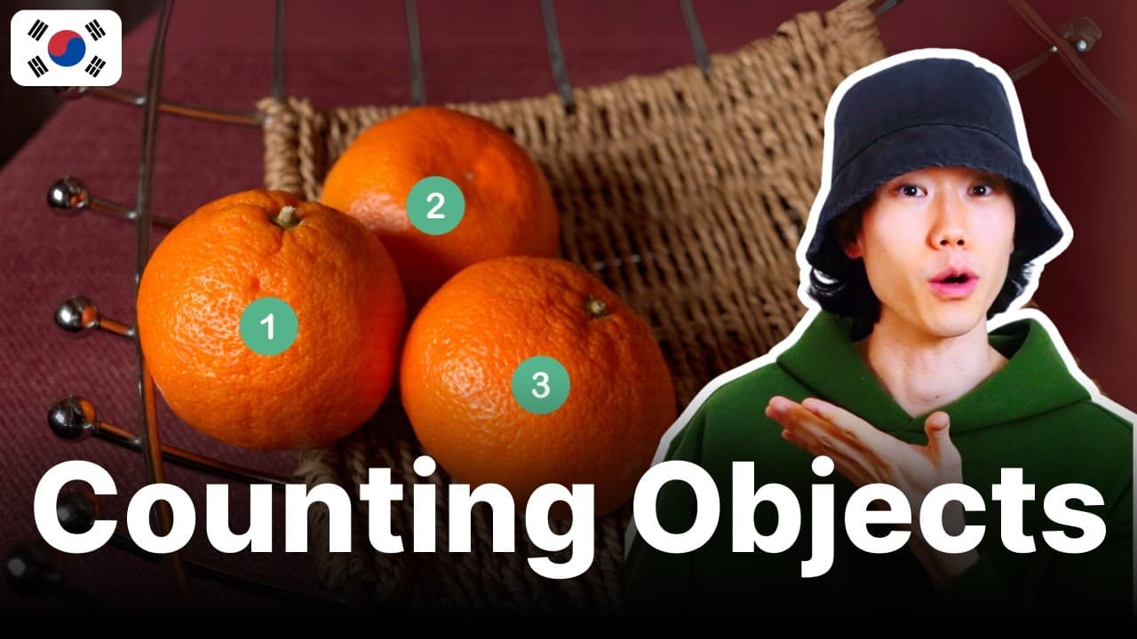 How to count objects in Korean 🇰🇷 | Must-Know Expression for Beginners