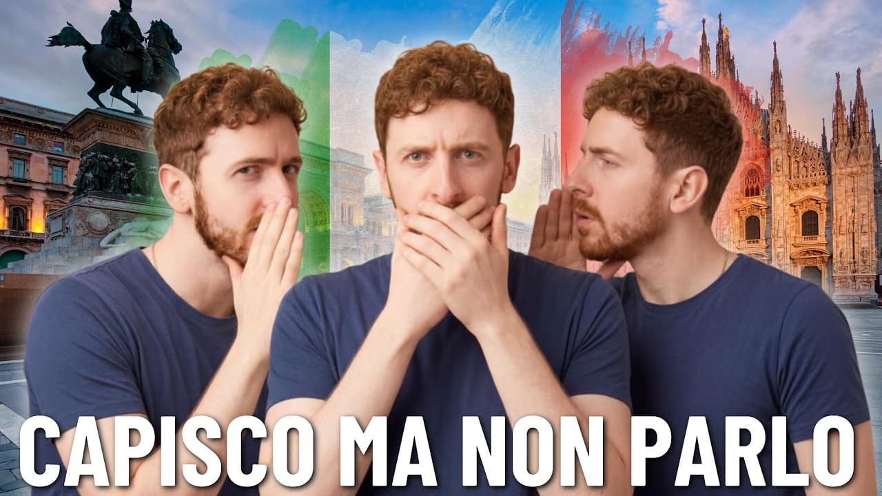 Perché capisci l'italiano ma non riesci a parlarlo?