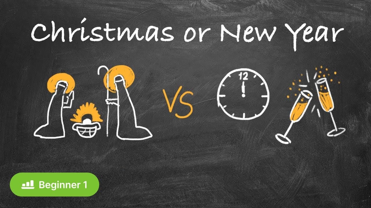 Christmas or New Year: What Is More Important in Russia? (About Russian New Year in slow Russian)