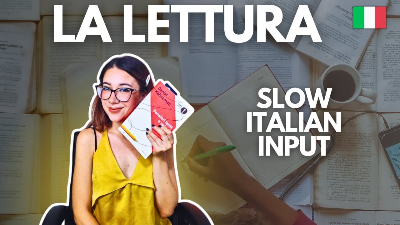 Perchè LEGGIAMO Poco? (Slow Italian Input)
