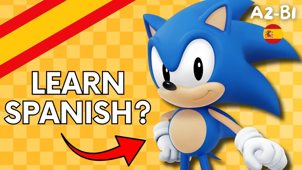 Can you learn SPANISH with SONIC??? I don't know honestly I don't think so but I want to play sonic