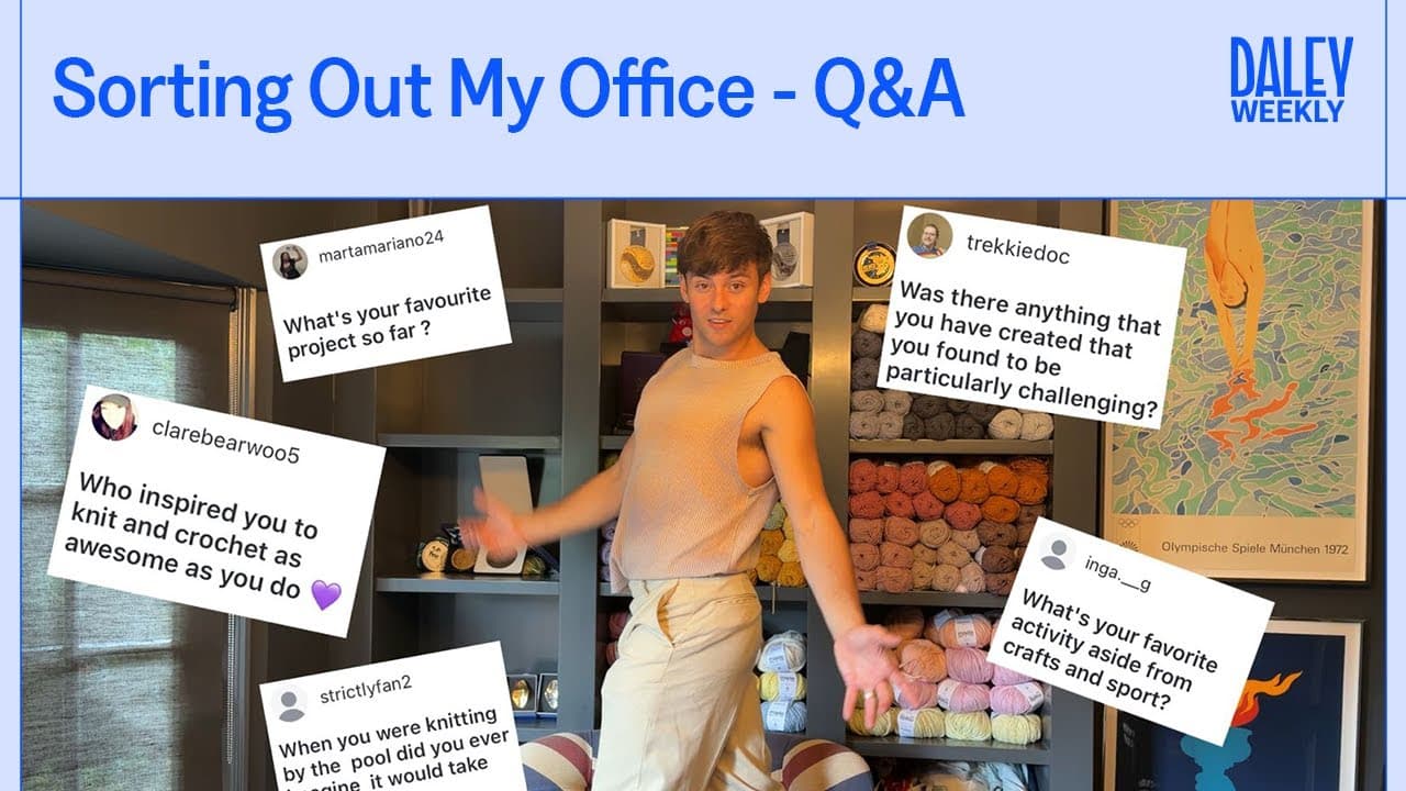 Sorting Out My Office - Q&A! I Tom Daley