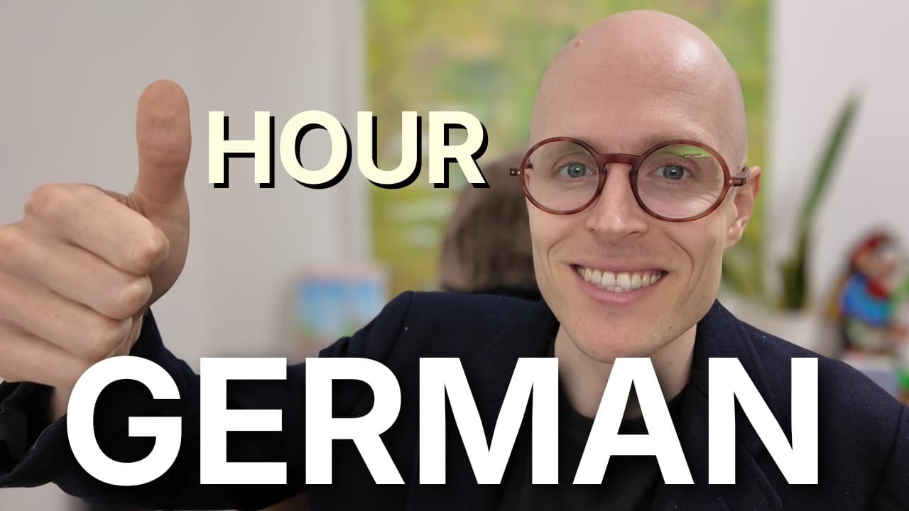1.518 German Words in 1 Hour – Learn Just by Listening