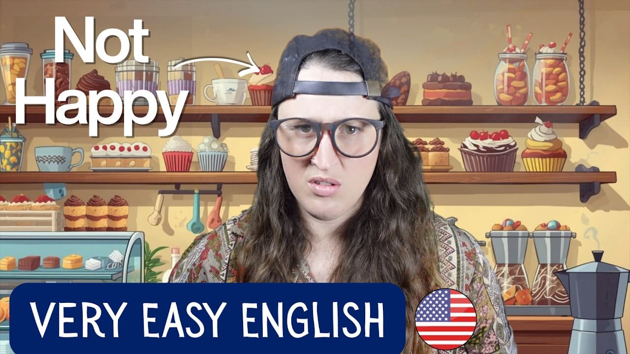 VERY EASY ENGLISH FOR BEGINNERS - The Cafe (Part 2) | Comprehensible Input A1