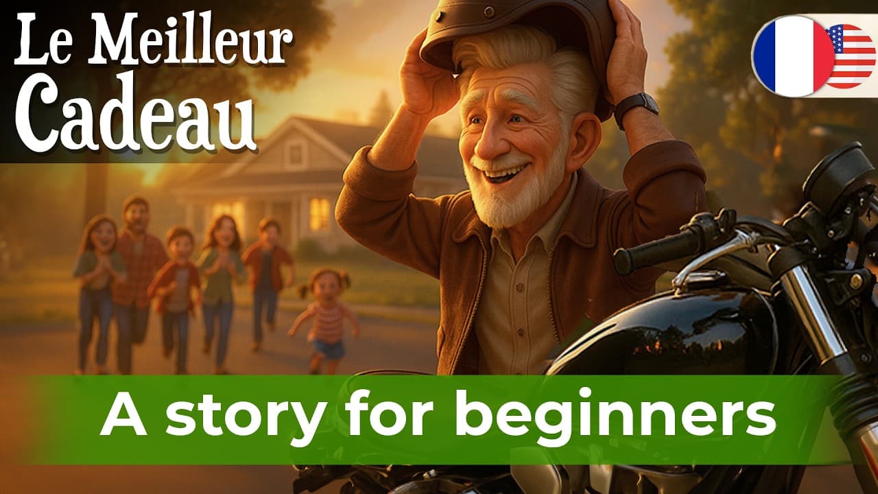 Let's Learn French with Simple Story (A1-A2) - The best gift