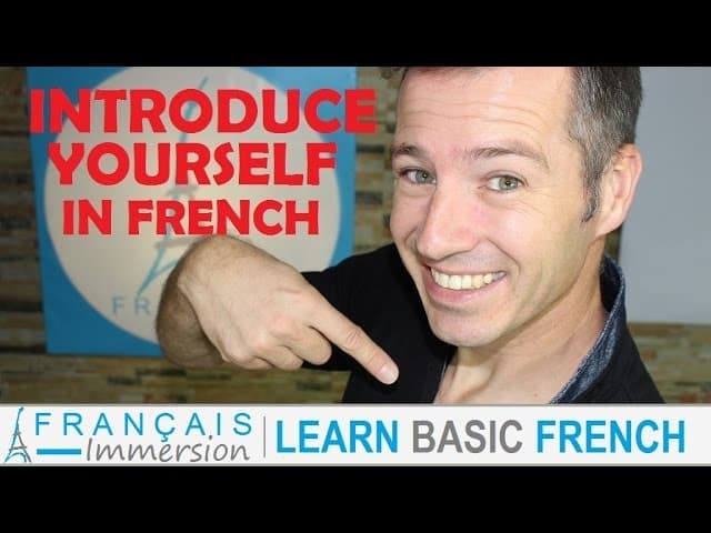 HOW to INTRODUCE Yourself in French - Se Présenter + FUN! (Learn French with Funny French Lessons)