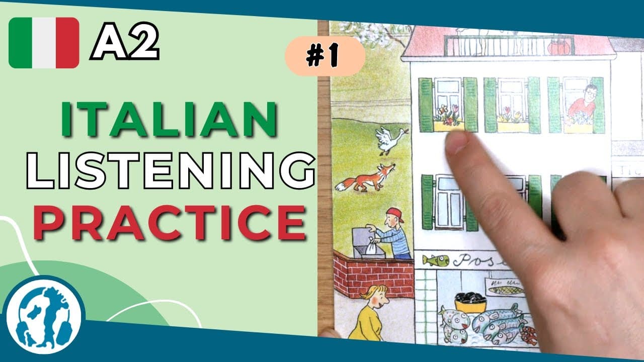 🖼️ #1 | Sidewalk and building (Italian for beginners)