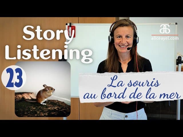 Story Listening #23 La souris au bord de la mer, une fable d'Arnold Lobel