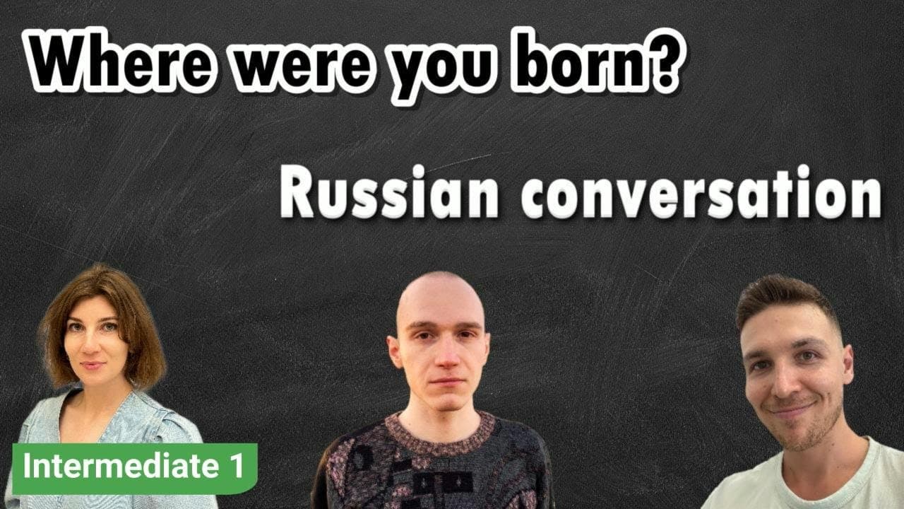 Where were you born? Slow conversation with @InhaleRussian, @InRussianFromAfar and @RussianwithDasha