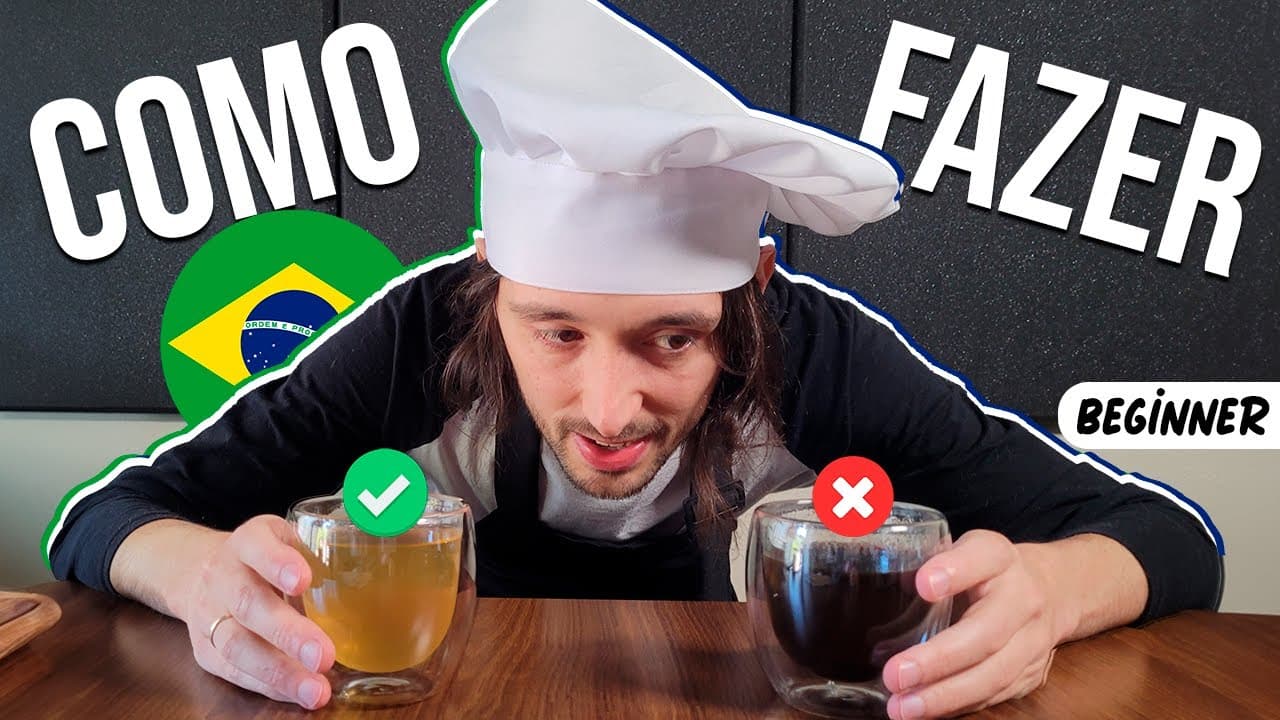 como fazer café (e chá) EM PORTUGUÊS