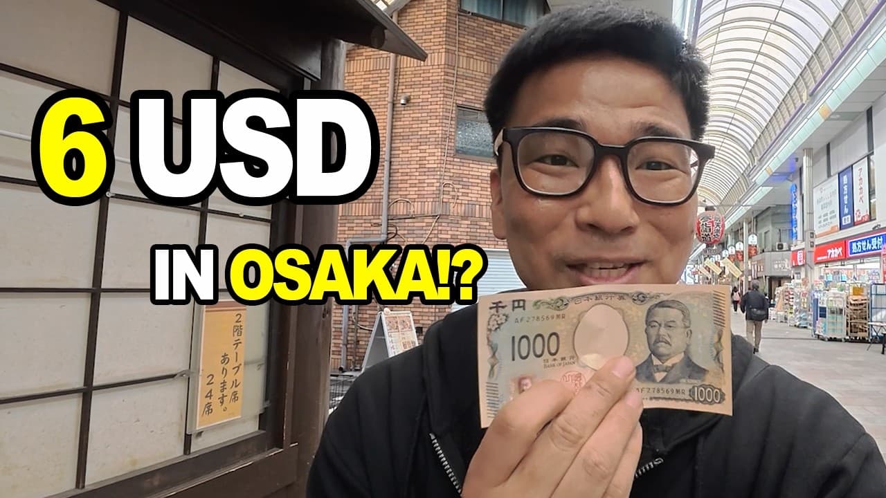 What Can You Buy for ¥1,000 in Osaka? 🛒 (Easy Japanese Listening - N5-N3)