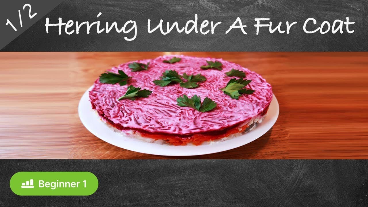 Herring Under A Fur Coat #1 Prepairing the ingredients (Cooking Russian Food Russian for Beginners)