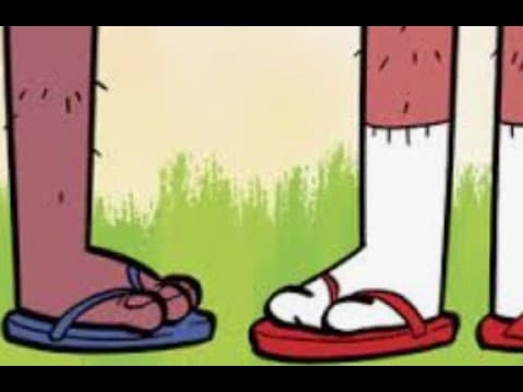 Learn English - What do you think about socks with sandals?