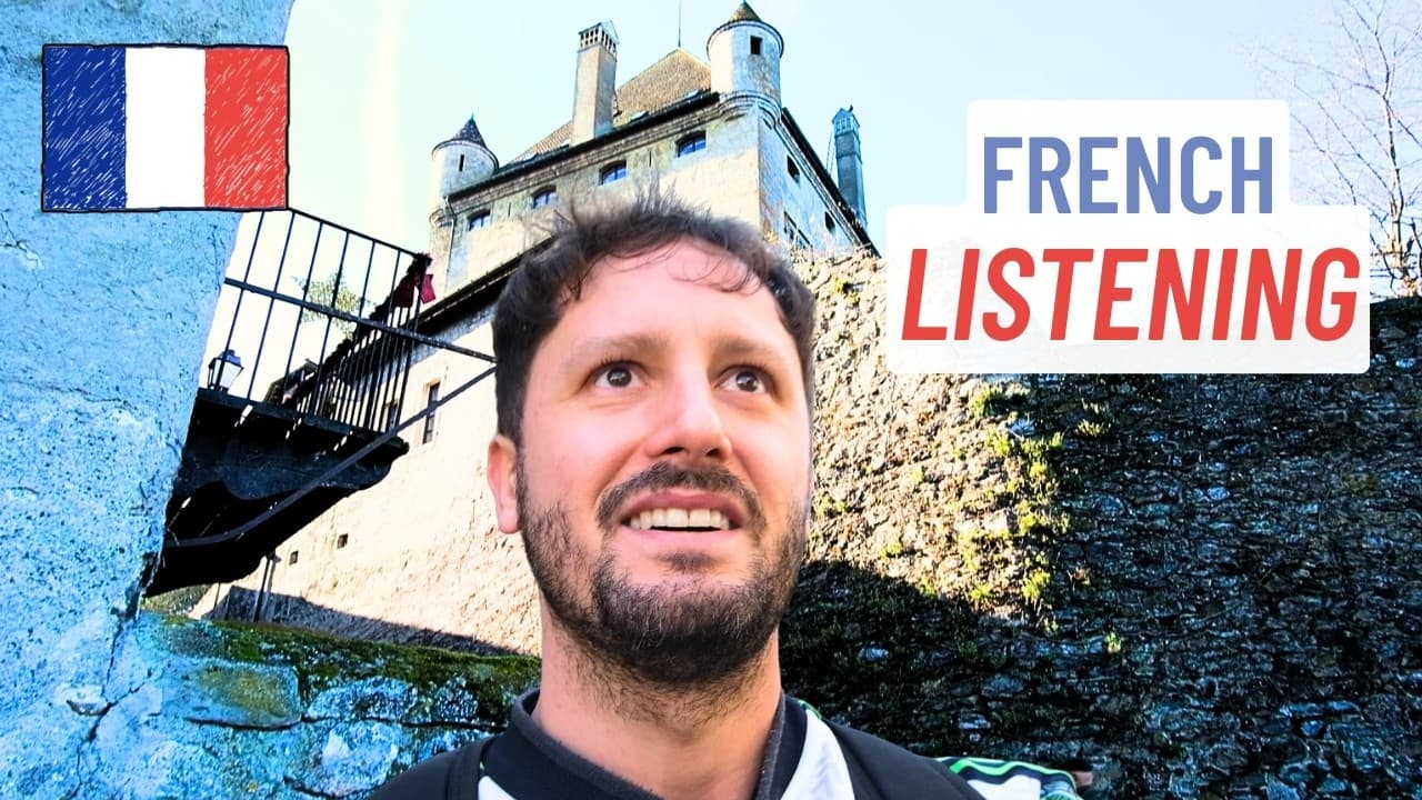 Easy French Listening Practice (B1) – In a Medieval Village in France (Yvoire)
