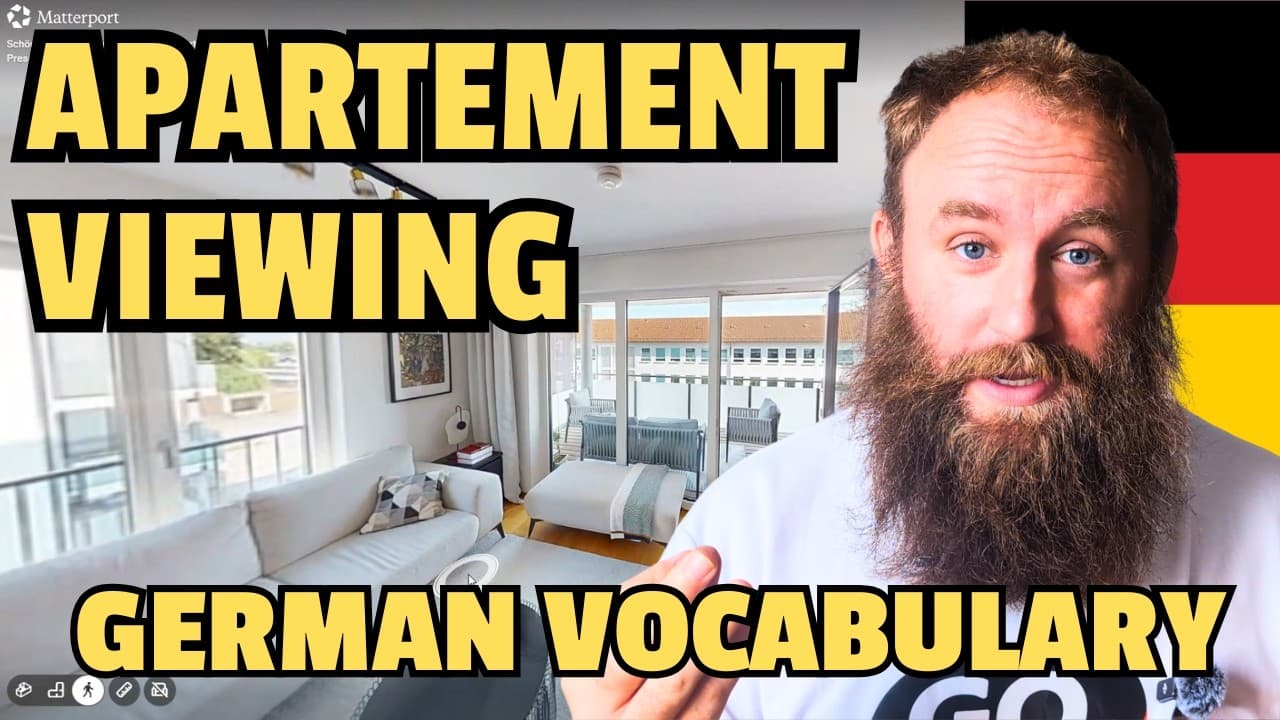 Learn German Apartment Viewing | Useful House Vocabulary for Beginners