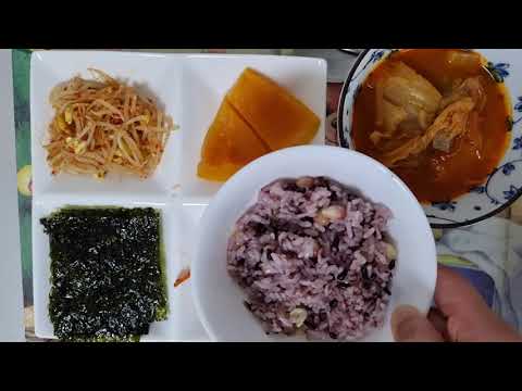 Lunch Korean Food - Comprehensible Input Korean