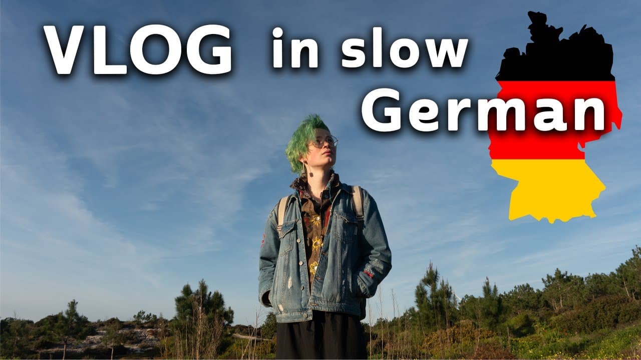Real-life context German Vlog for BEGINNERS / Comprehensible Input / Das Leben in Portugal