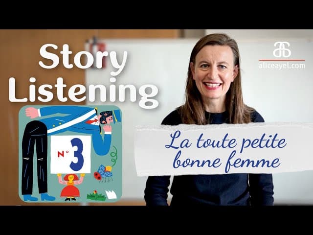 French Story Listening #3 La toute petite bonne femme, un conte du bassin méditerranéen