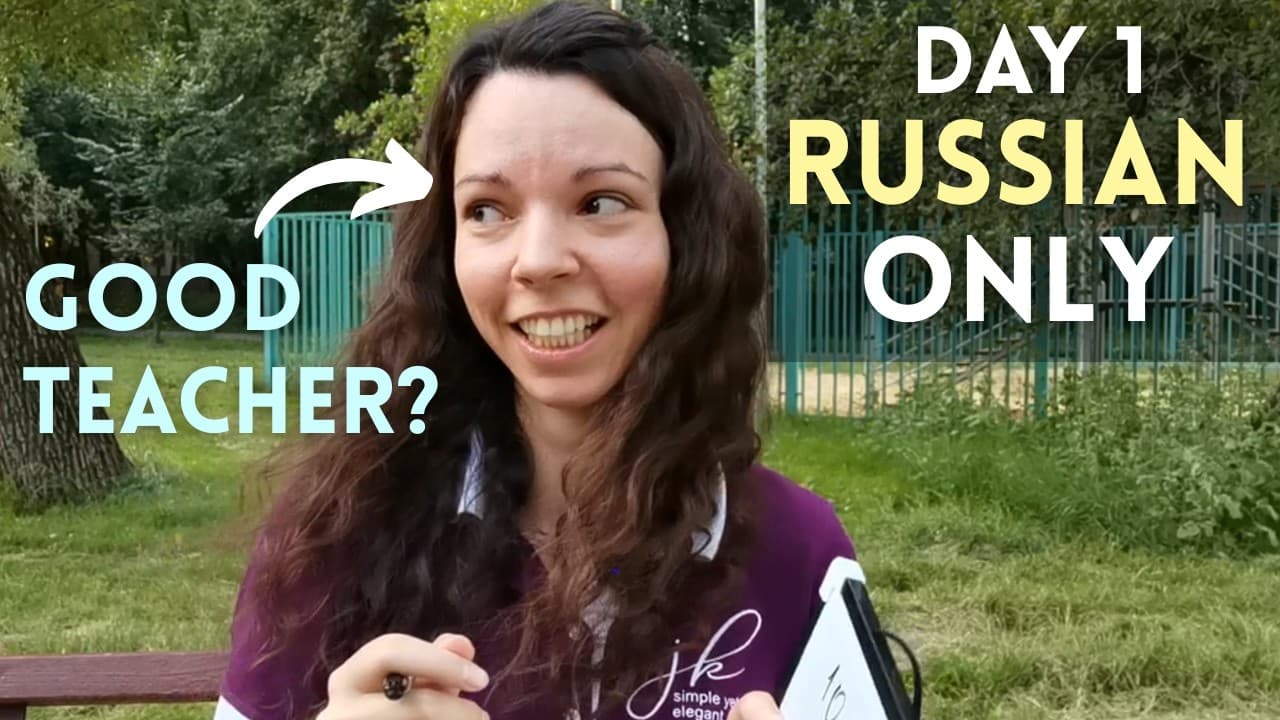 30-Day Comprehensible Russian Challenge | Natural, Uncut Beginner Russian CI