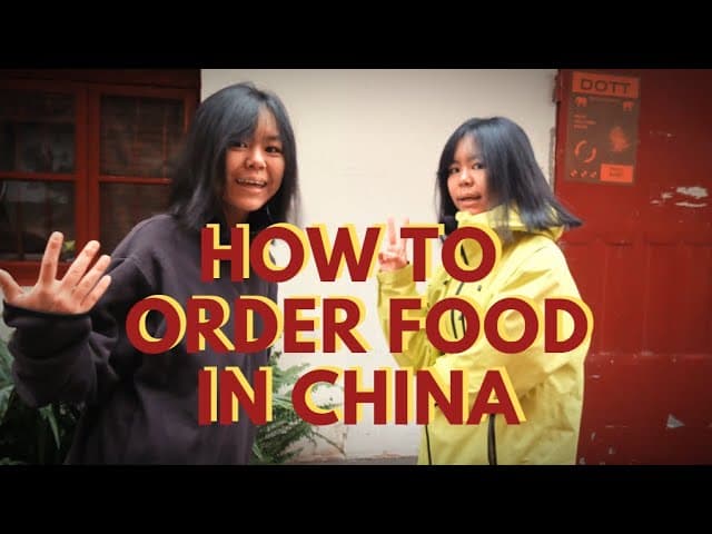在中国餐厅如何点餐？｜HSK1（Eng Sub & Pinyin）