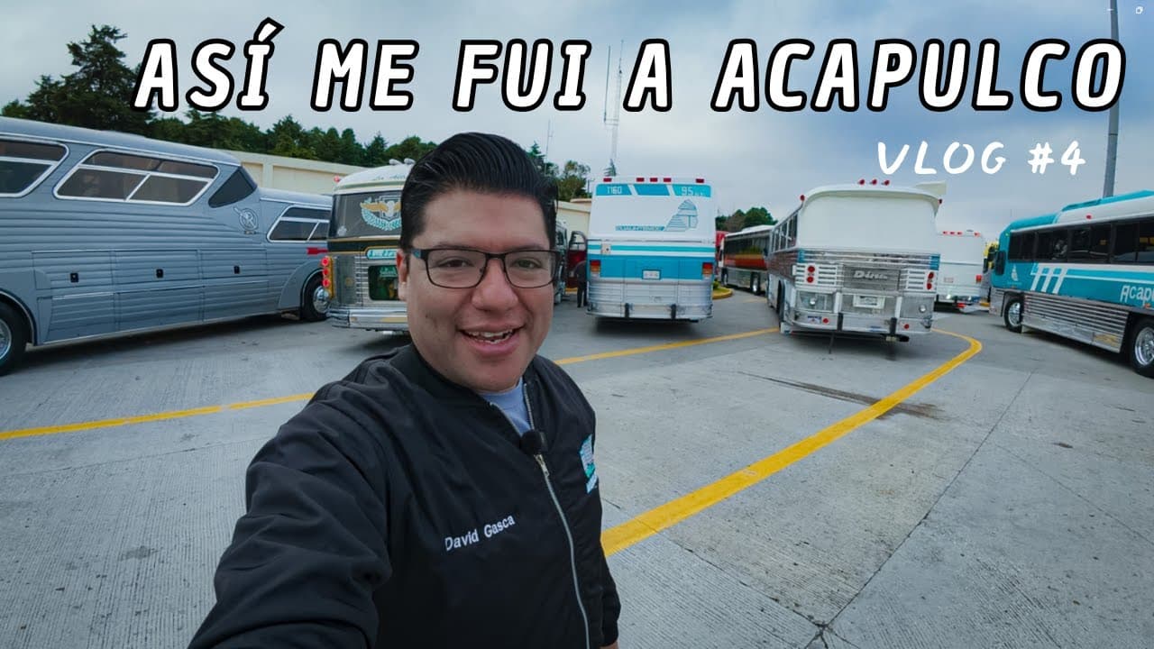 ¡Viajando a Acapulco en un AUTOBÚS CLÁSICO!