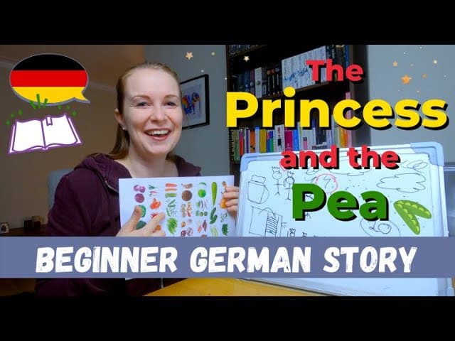 H. C. Andersen's: The Princess and the Pea│Beginner German Story