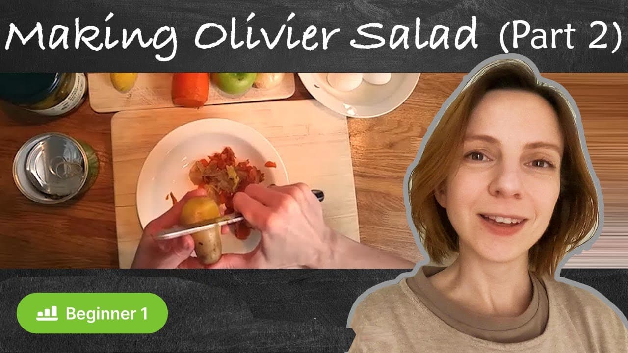 Olivier Salad (2) Peeling & Blablabla. Cooking in slow Russian