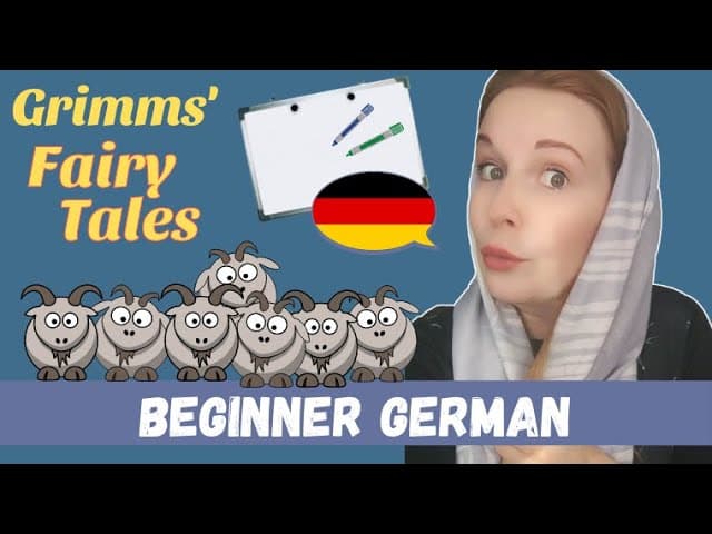 Grimms': The Wolf and the Seven Young Goats│Beginner German Story
