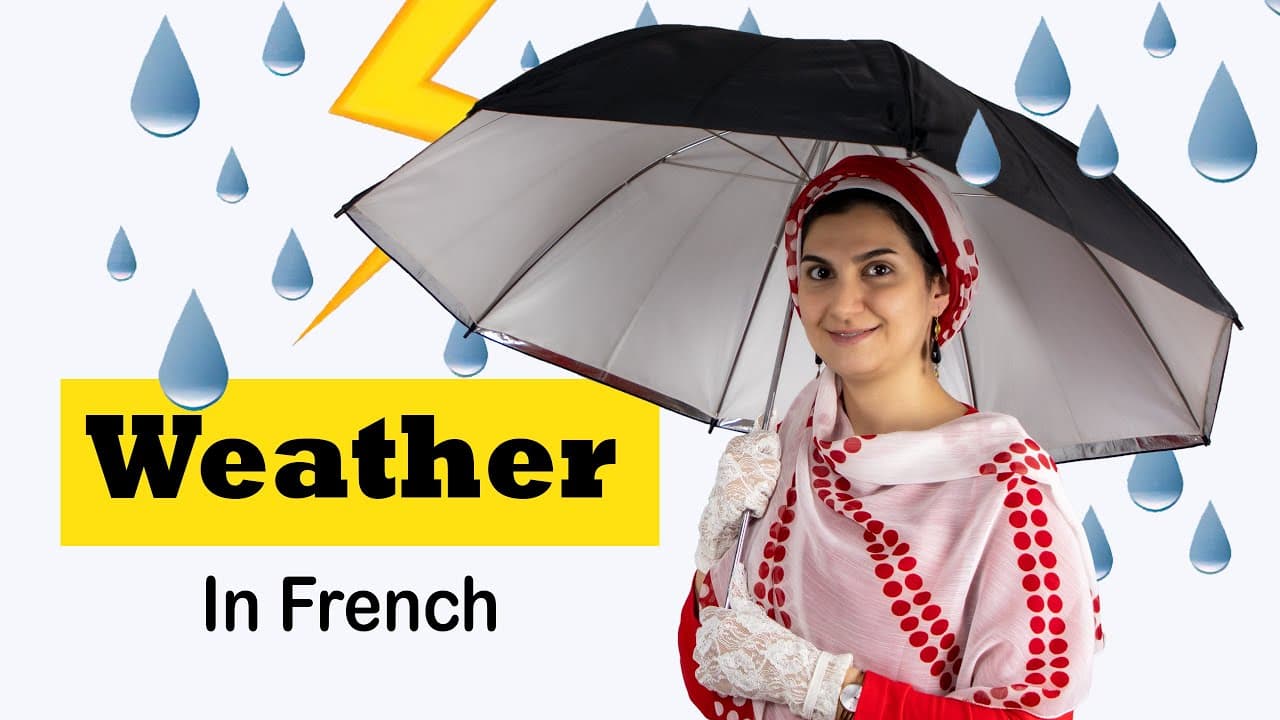 3 WEATHER expression models!! (Basic French / Lesson 16)