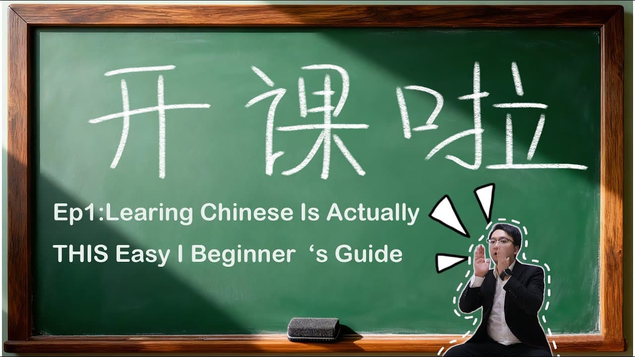 Ep1：Learning Chinese Is Actually THIS Easy | Beginner's Guide | #chineseforbeginners