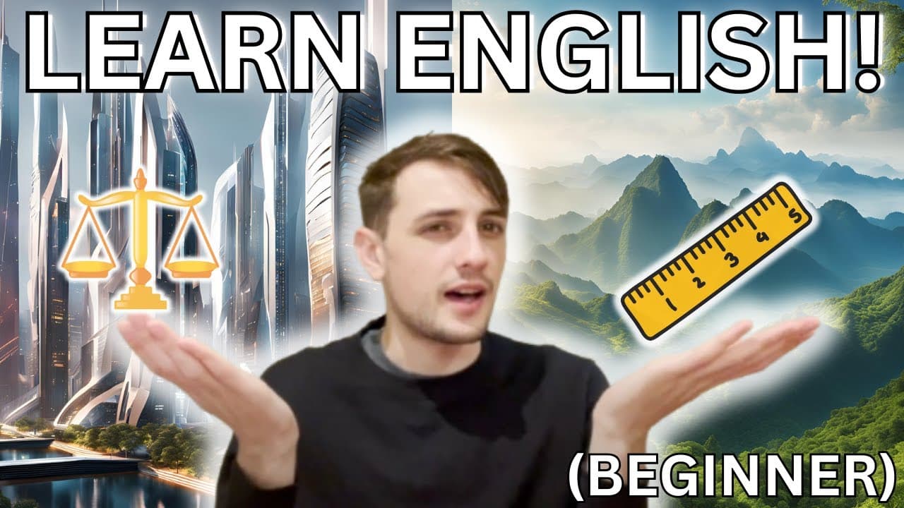 Which Is Taller? 🗽⛰️ | Beginner English (Comprehensible Input)