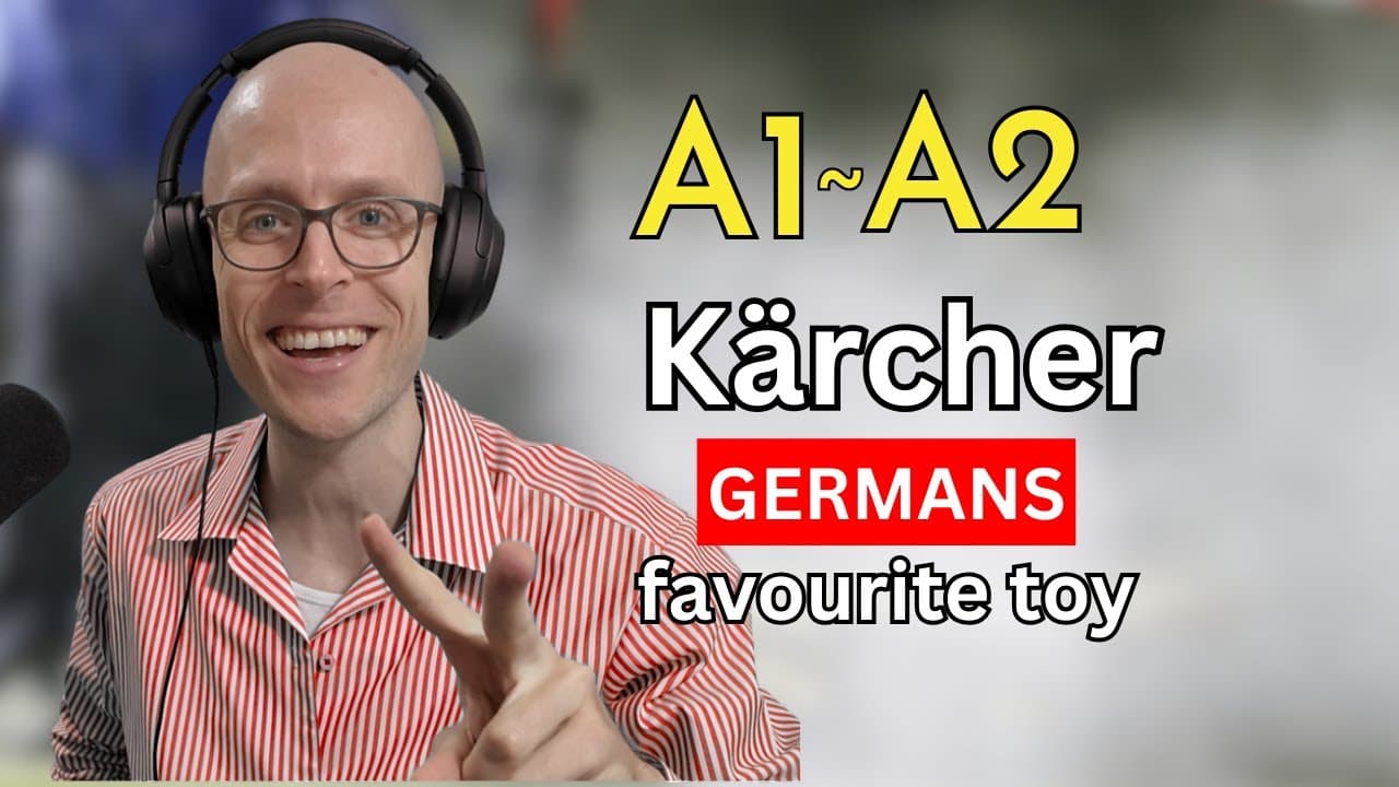 Slow German Podcast for Beginners | Kärcher